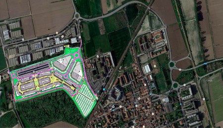 PIANTINA NUOVA VIABILITA' OUTLET SCALO MILANO